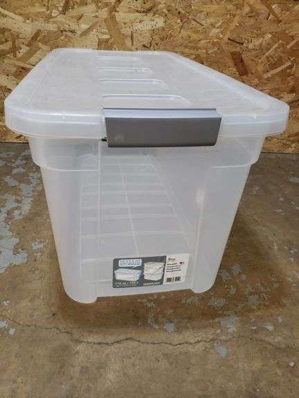 STARPLAST STORAGE TOTE WITH LID