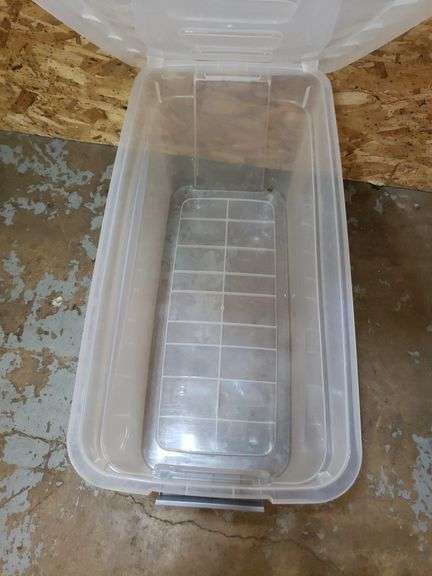 STARPLAST STORAGE TOTE WITH LID