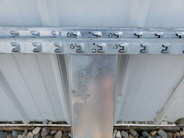 PAIR OF 12'X2' MATAL RACK UPRIGHTS