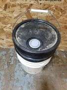5GAL BUCKET OF MINERAL SPIRITS, MORE THAN HALF FULL, WITH EXTRA BUCKET
