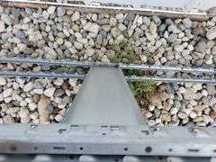 PAIR OF 12'X2' MATAL RACK UPRIGHTS