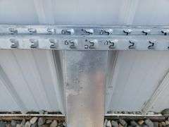 PAIR OF 12'X2' MATAL RACK UPRIGHTS