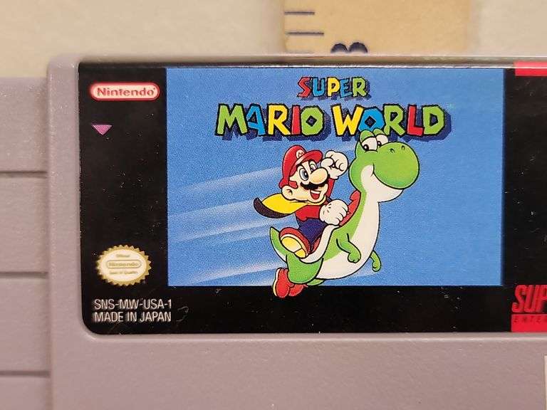 SUPER MARIO WORLD FOR SUPER NINTENDO