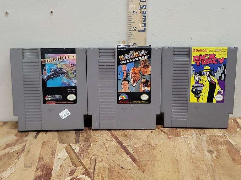 SET OF 3 NES GAMES.