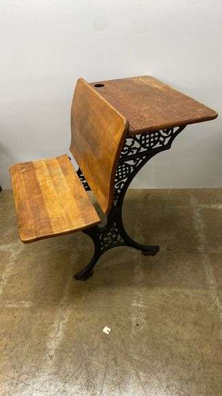 Antique kid's school desk