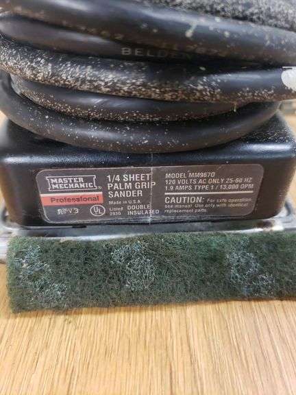 MASTER MECHANIC PALM GRIP SANDER. 11C