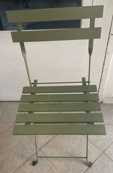 Vintage Wood/Metal Folding Chair