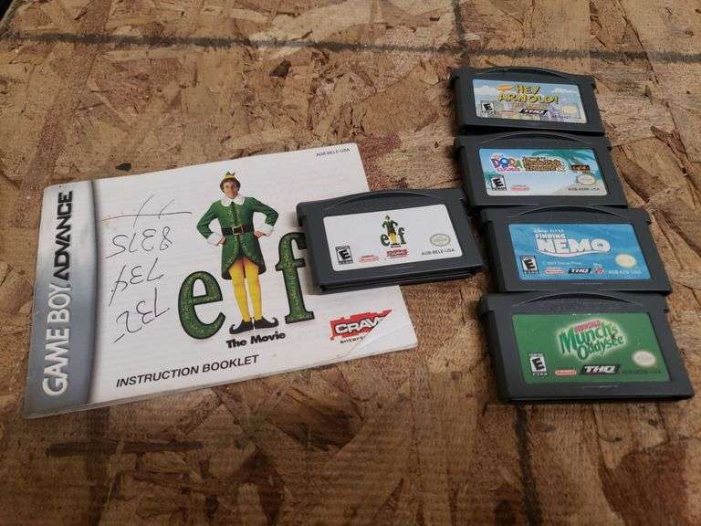5 GAMEBOY ADVANCE GAMES