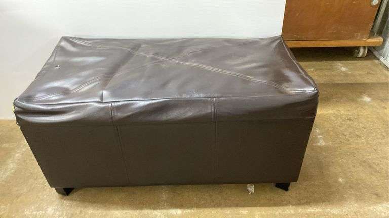 Padded ottoman with storage 32 inches 16" x 16" tall