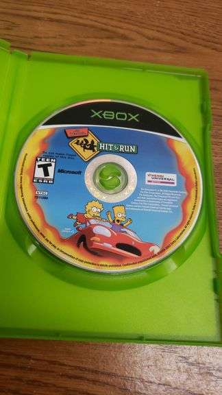 XBOX SIMPSON HIT AND RUN GAME