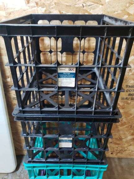 4 MILK CRATES
