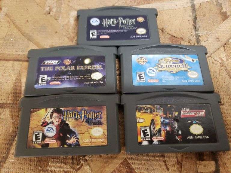 5 GAMEBOY ADVANCE GAMES
