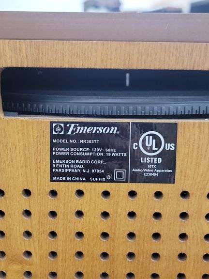 Retro Emerson Turntable / Stereo (Model NR303TT)