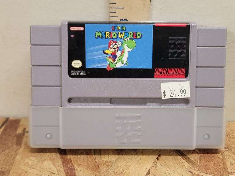 SUPER MARIO WORLD FOR SUPER NINTENDO