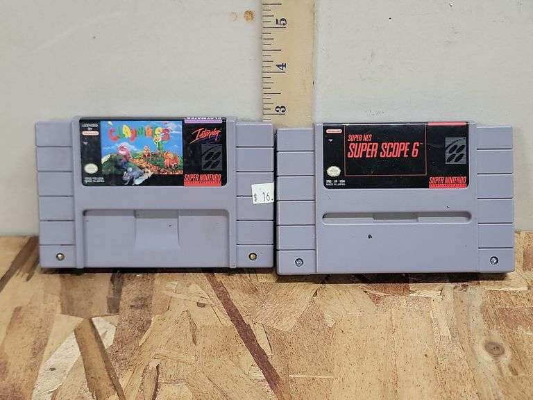 SET OF 2 SUPER NINTENDO GAMES
