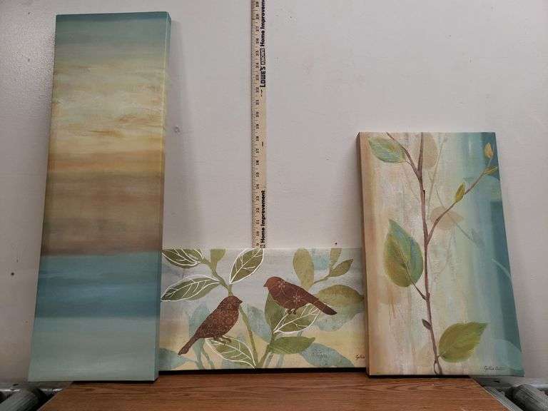 SET OF 3 WALL DECOR. 16C