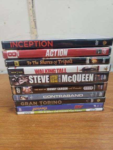 10 MISC. DVDS, FACTORY SEALED. 13C