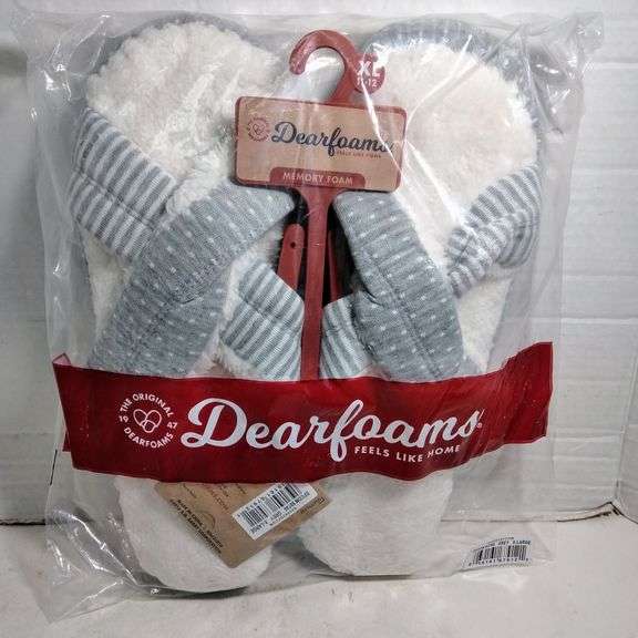 Pair of NIP Dearfoams slippers women's size XL 1112 Lil Dusty Online