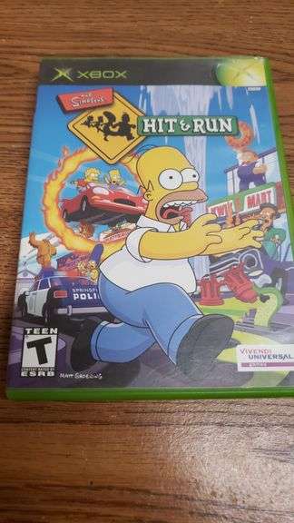 XBOX SIMPSON HIT AND RUN GAME