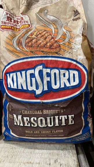 Two bags of charcoal unopened. 2f