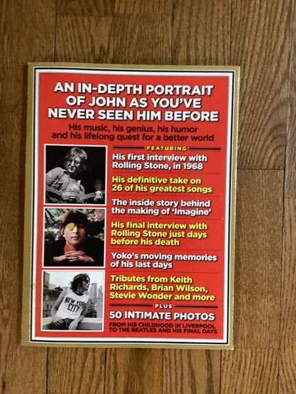 Rolling Stones John Lennon Collector Edition