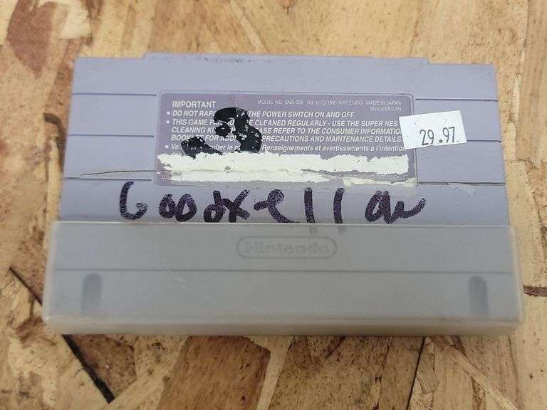 SUPER MARIO KART FOR SUPER NINTENDO