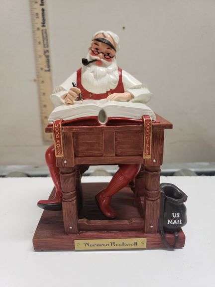 NORMAN ROCKWELL SANTA FIGURE. 6D