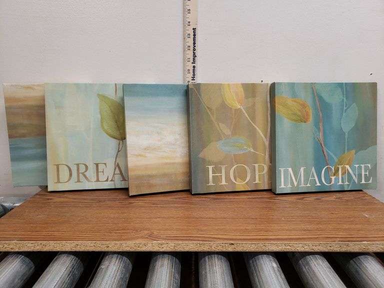 SET OF 5 WALL DECOR. 16B