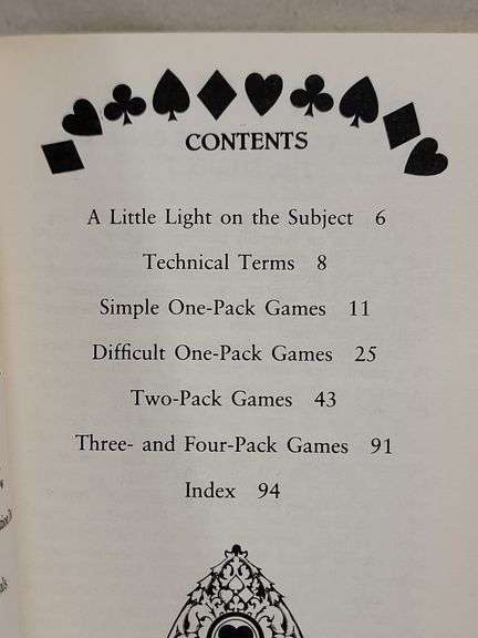 PLAYING CARDS & "CARD GAMES FOR ONE" BOOK. 16B