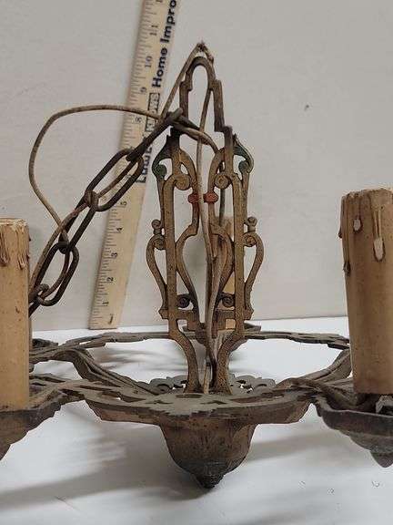 ANTIQUE ART DECO CHANDELIER