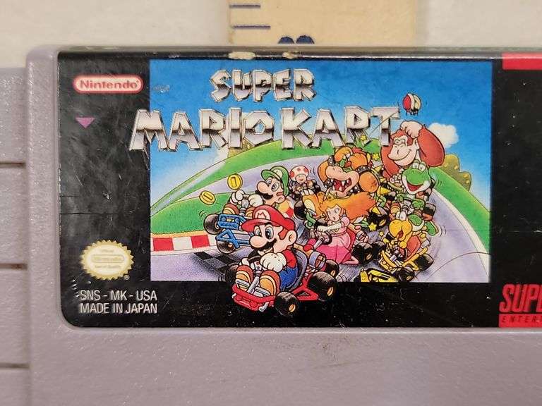 SUPER MARIO KART FOR SUPER NINTENDO