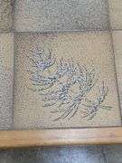 MCM Tile Top Wooden Coffee Table