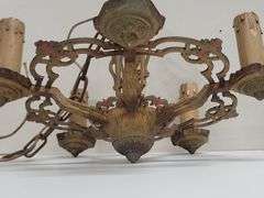 ANTIQUE ART DECO CHANDELIER