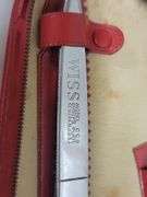 SET OF 3 VINTAGE WISS SCISSORS WITH PROTECTIVE CASE. 00B
