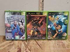 SET OF 3 XBOX GAMES. 00B