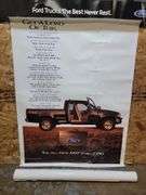 SET OF 3 VINTAGE FORD ADVERTISEMENTS / POSTERS. 00TOP