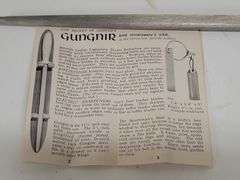 VINTAGE GERBER GUNGNIR KNIFE SHARPENER. 11A