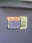 Set of 2 Storage Totes with Lids. 8A
