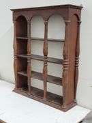 Vintage 4-Tier Wooden Wall Rack. 6E