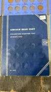 Lincoln Penny books – 1909-1940 some coins, 1941-1974 complete. 1b
