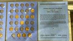 Lincoln Penny books – 1909-1940 some coins, 1941-1974 complete. 1b