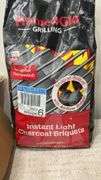 Two bags of charcoal unopened. 2f