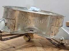 ASSORTED KITCHEN UTENSILS, GLASS PAN & MORE. 18C