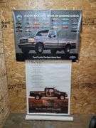 SET OF 3 VINTAGE FORD ADVERTISEMENTS / POSTERS. 00TOP