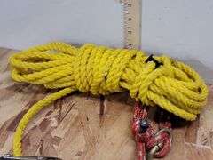 ROPE WITH PULLEYS & HOOK. 18C