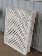 Set of 4 Lattice Fence Panels (33" W x 40" T)
