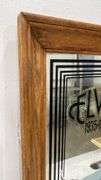 Framed vintage Elvis mirror. 1a