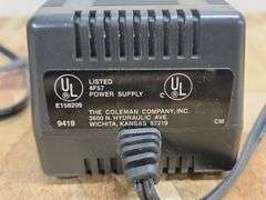 COLEMAN POWER SUPPLY FOR ELECTRIC COOLERS. 01B