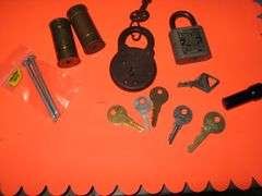 2 OLD LOCKS-EXCELSIOR SIX LEVER-EAGLE & MISC