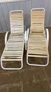 Pair of patio/pool lounge chairs